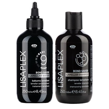 Набор для волос Lisaplex Bond Saver Lamellar Shampoo + Lamellar Water, 250+250мл