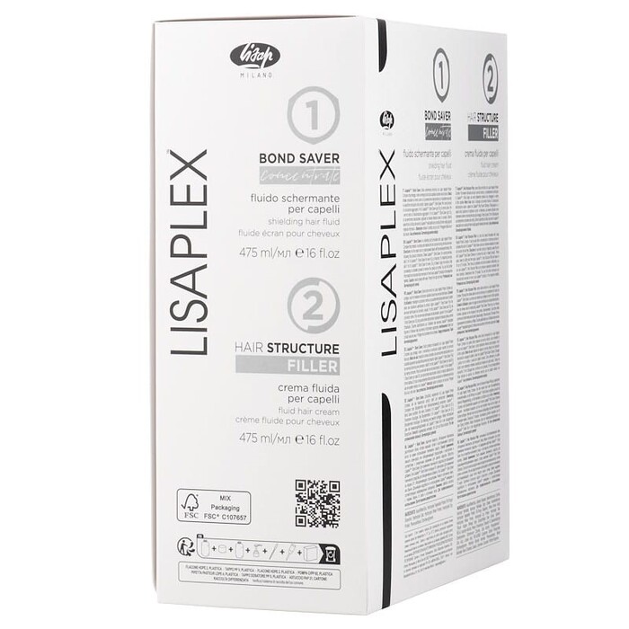 Професійний набір Lisaplex Bond Saver Professional Kit, 2х475мл - фото 1