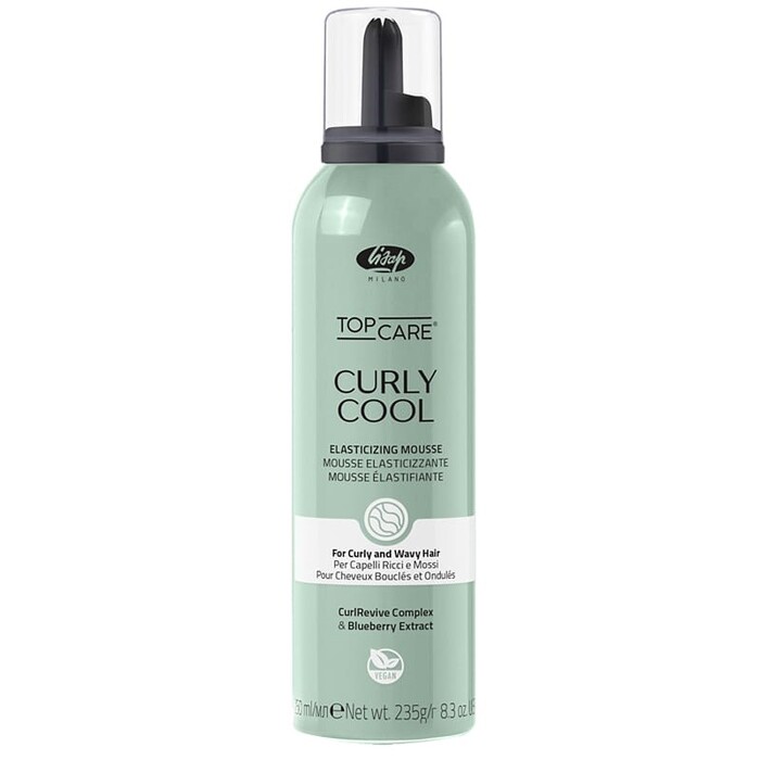 Піна для кучерявого та хвилястого волосся Curly Cool Elasticizing mousse, 250мл - фото 1