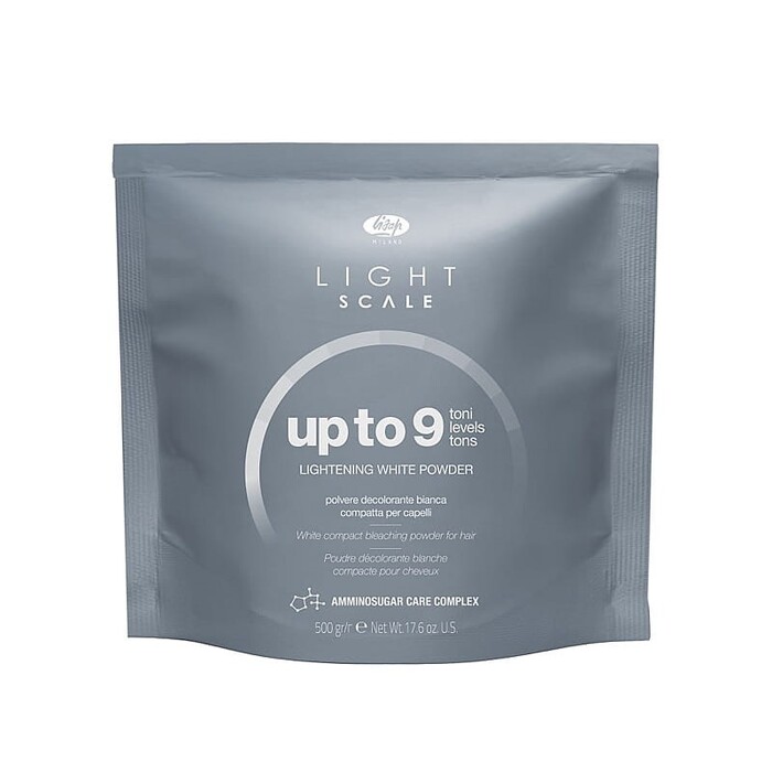 Пудра для освітлення Lisap Lightening White Powder Light  Scale up to 9, 500мл																				 - фото 1