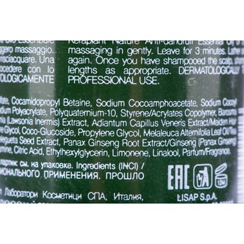 Шампунь від лупи Lisap Keraplant Nature Anti-dandruff shampoo, 100мл - фото 4