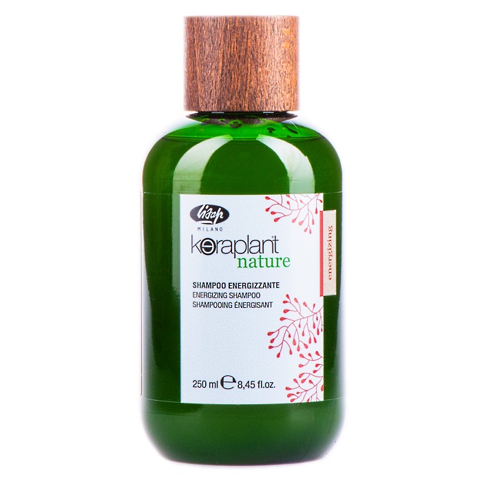 Шампунь проти випадіння волосся Lisap Keraplant Nature Energizing shampoo, 250мл - фото 1