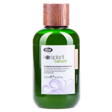 Питающий шампунь для восстановления волос Lisap Keraplant Nature nourishing repairing shampoo, 250мл