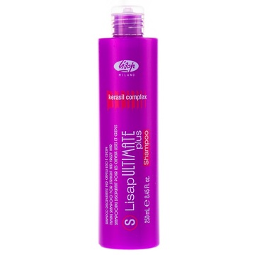 Дисциплінуючий шампунь Lisap Ultimate Plus taming shampoo для в’юнкого та неслухняного волосся, 250мл
