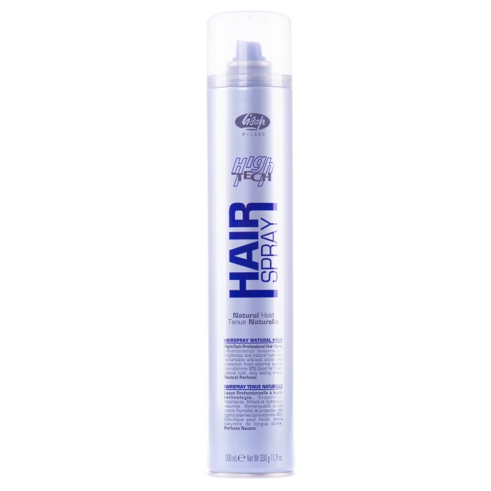 Спрей нормальной фиксации Lisap High Tech Hair Spray Natural, 500мл - фото 1